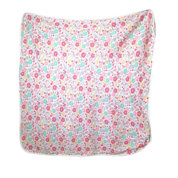 Parents Choice Floral Thermal Waffle Weave Security Lovey Blanket 28" X 28" - Picture 3 of 4